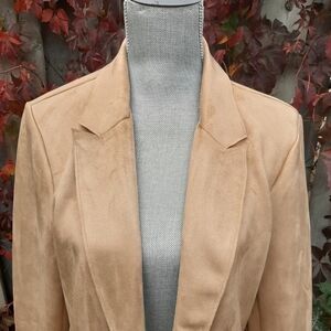 Premise Faux Suede Tan Jacket